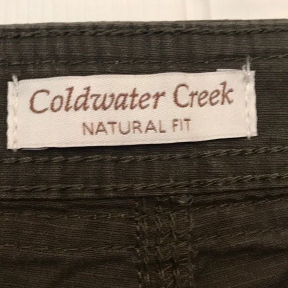 Coldwater Creek Khaki Green Capri Pants - Picture 3 of 5